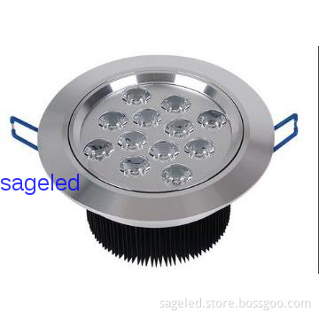 9W  LED ceiling lights bright silver